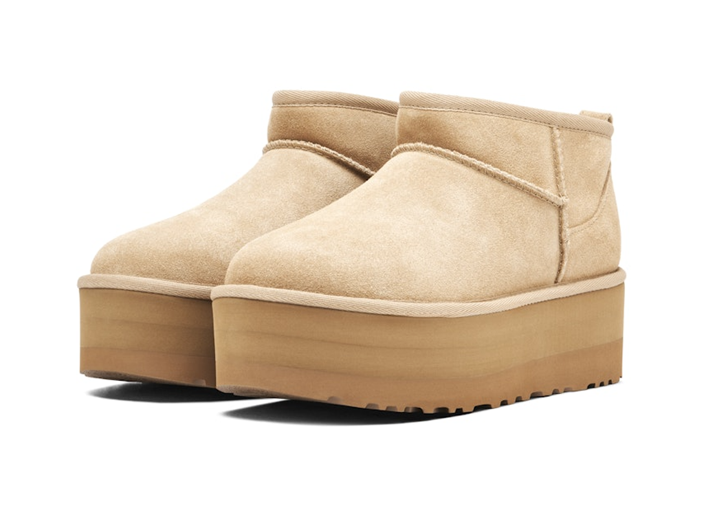 UGG Classic Ultra Mini Platform Boot Sand GS-UGG-pikastore.cz
