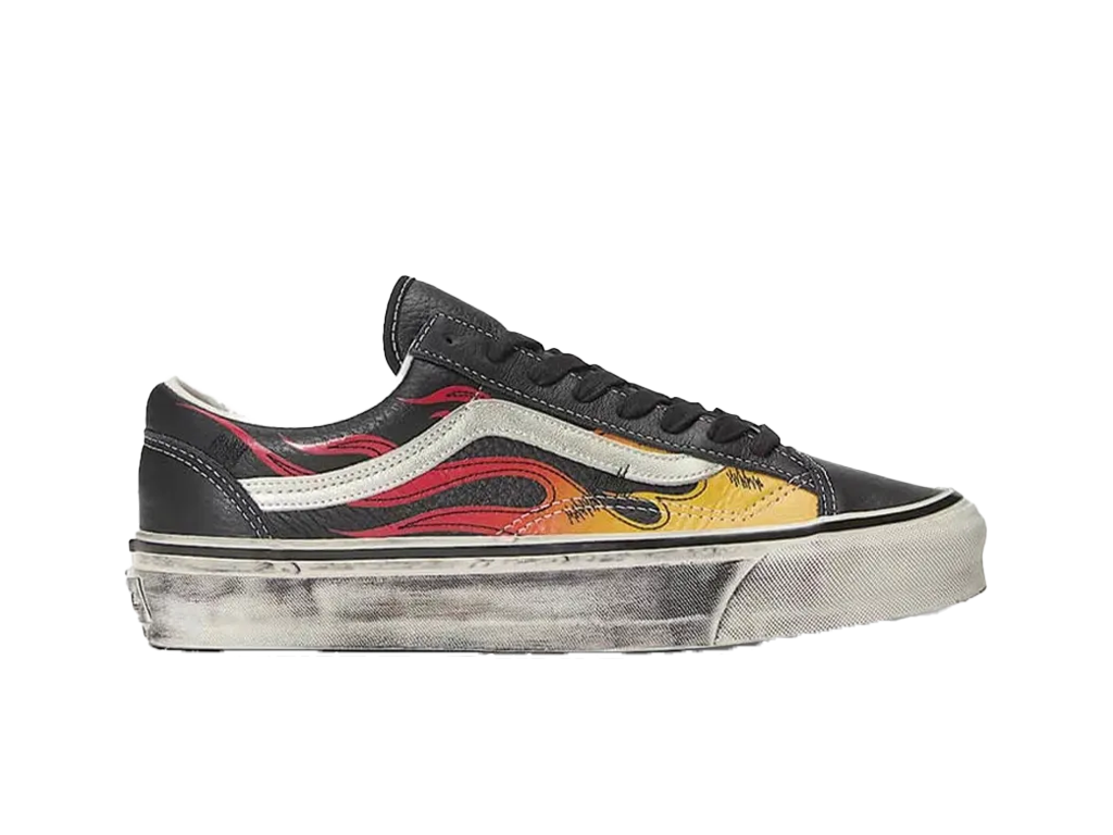 Vans Old Skool LX Archive Flame Black-Vans-pikastore.cz
