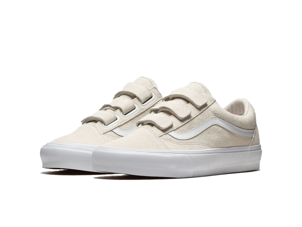 Vans Old Skool V VLT LX Eco Suede - True White-Vans-pikastore.cz