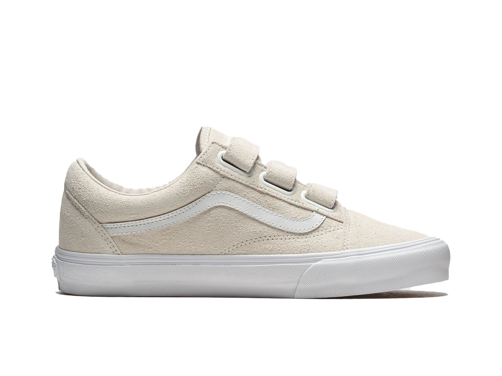 Vans Old Skool V VLT LX Eco Suede - True White-Vans-pikastore.cz
