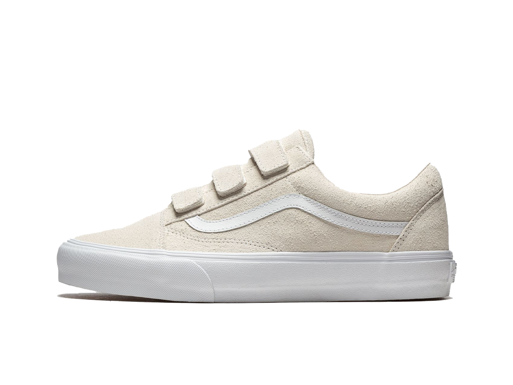 Vans Old Skool V VLT LX Eco Suede - True White-Vans-pikastore.cz