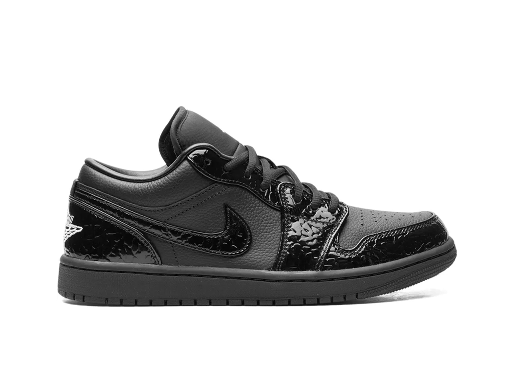 Wmns Air Jordan 1 Low SE Black Croc-Air Jordan-pikastore.cz