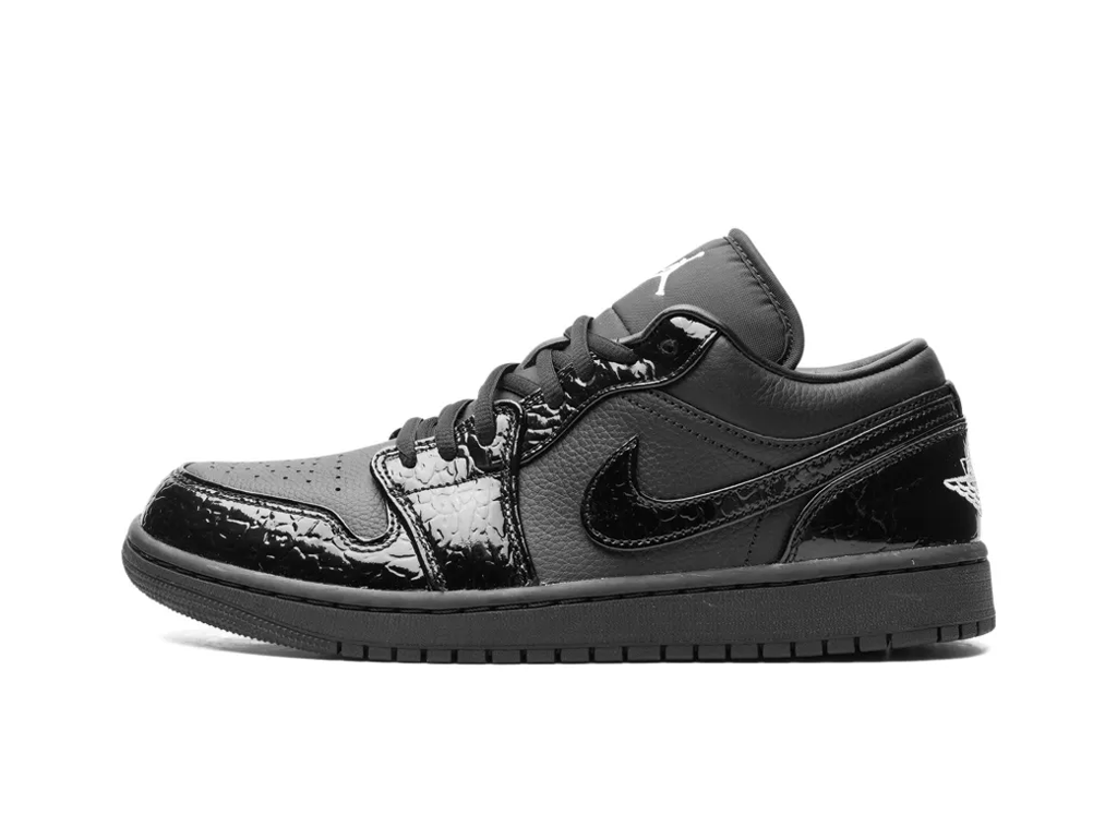 Wmns Air Jordan 1 Low SE Black Croc-Air Jordan-pikastore.cz