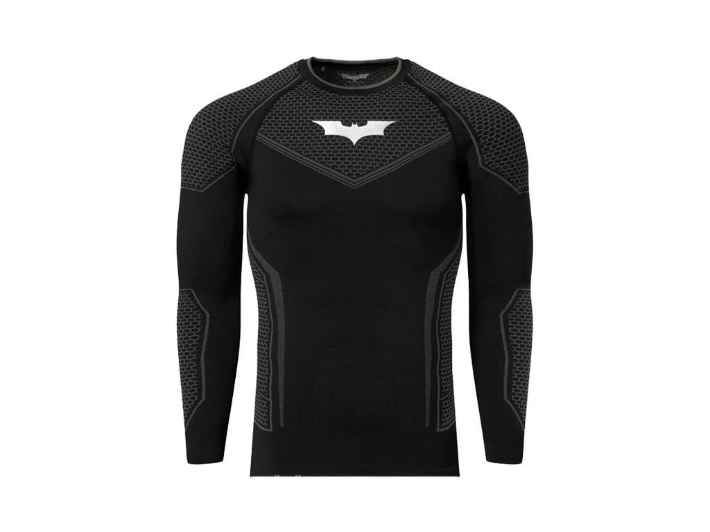 YoungLA x Batman Compression L/S Tee Black-Young La-pikastore.cz