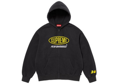 Supreme Performance Zip Up Hooded Sweatshirt Black