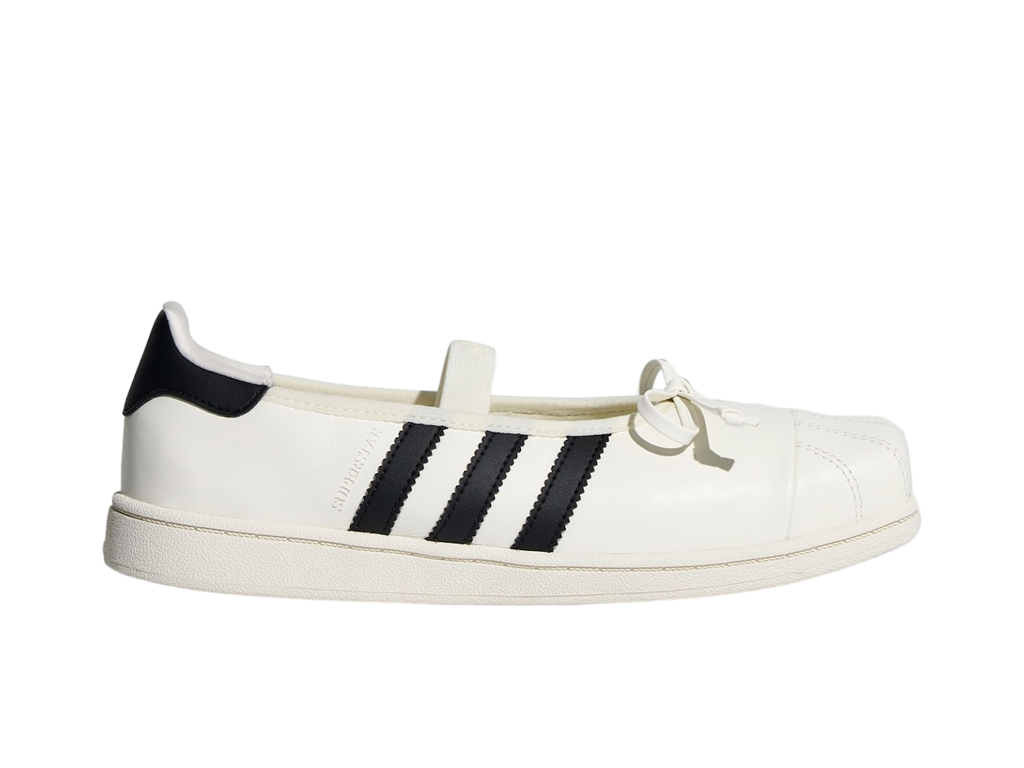adidas Superstar Square Toe Ballet JENNIE Off White Black (Women's)-Adidas-pikastore.cz