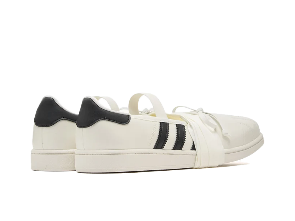 adidas Superstar Square Toe Ballet JENNIE Off White Black (Women's)-Adidas-pikastore.cz
