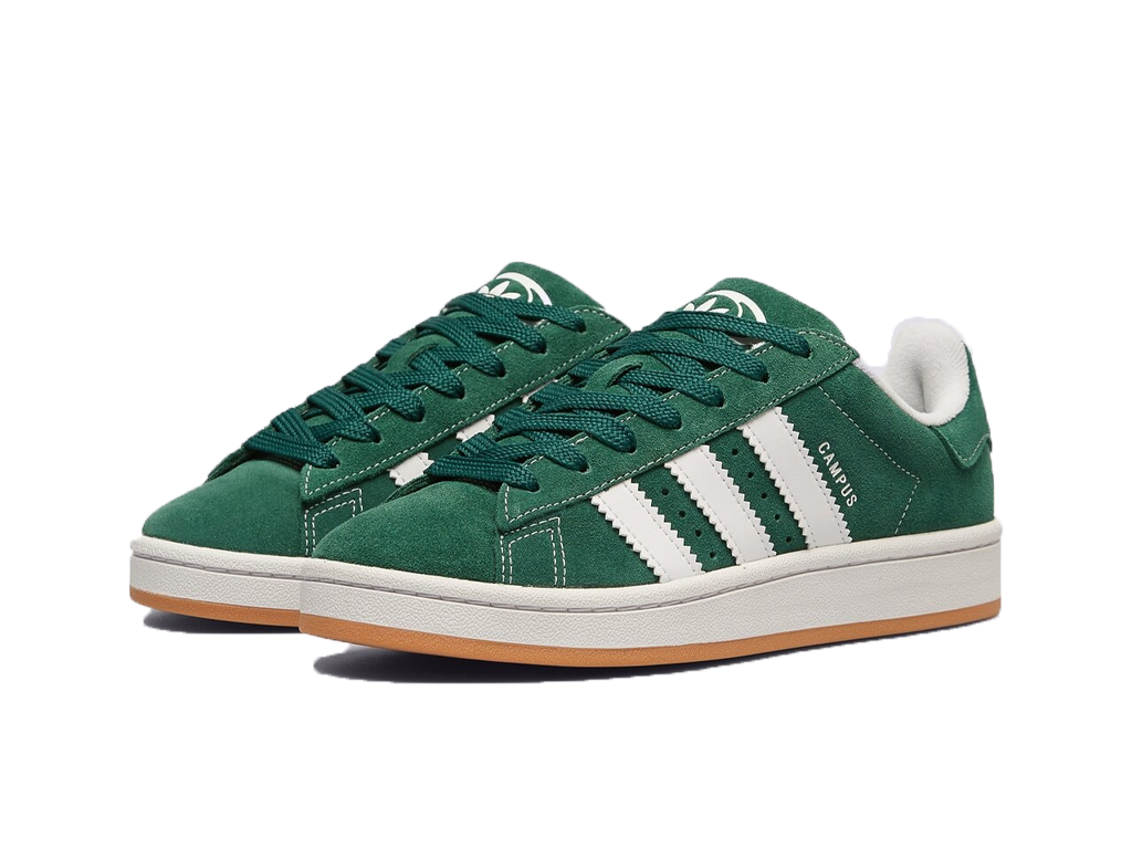 Adidas Campus 00s Dark Green White (Kids)-sneakers-Adidas-pikastore.cz
