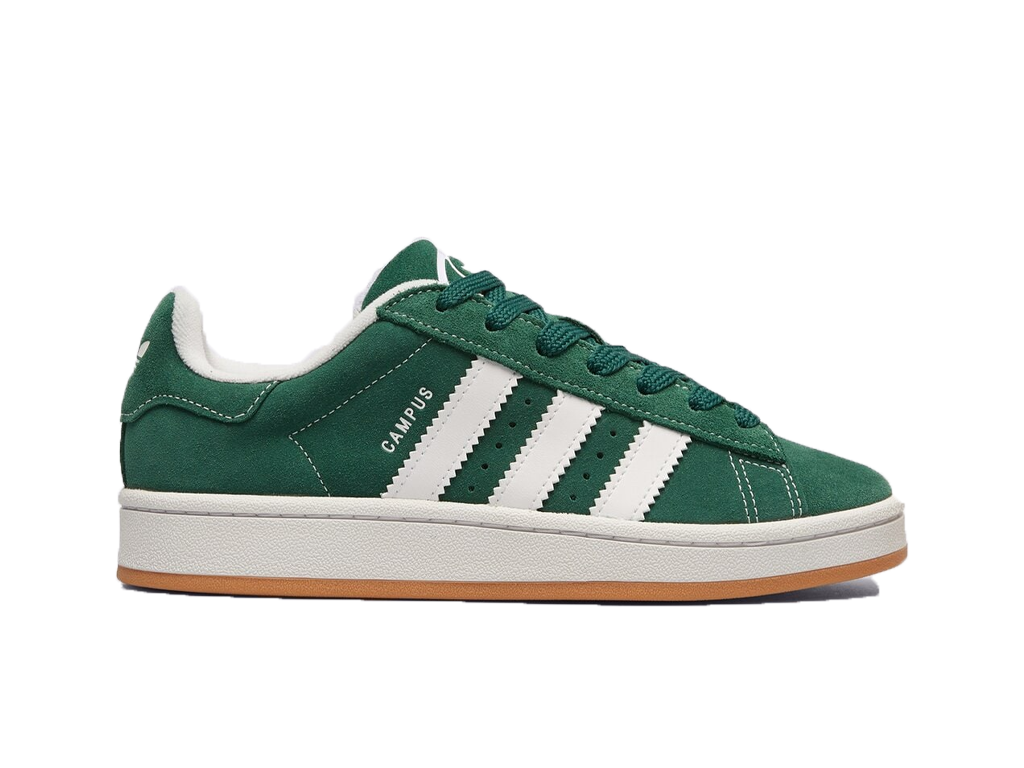 Adidas Campus 00s Dark Green White (Kids)-sneakers-Adidas-pikastore.cz