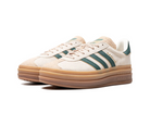 Adidas Gazelle Bold Magic Beige Collegiate Green (Women's)-sneakers-Adidas-pikastore.cz
