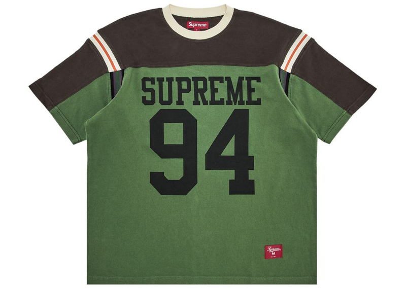 Supreme Split S/S Football Top Green-Supreme-pikastore.cz