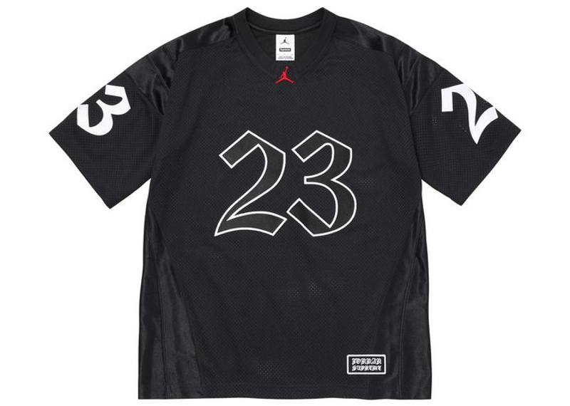 Supreme x Jordan Warm Up Jersey Black