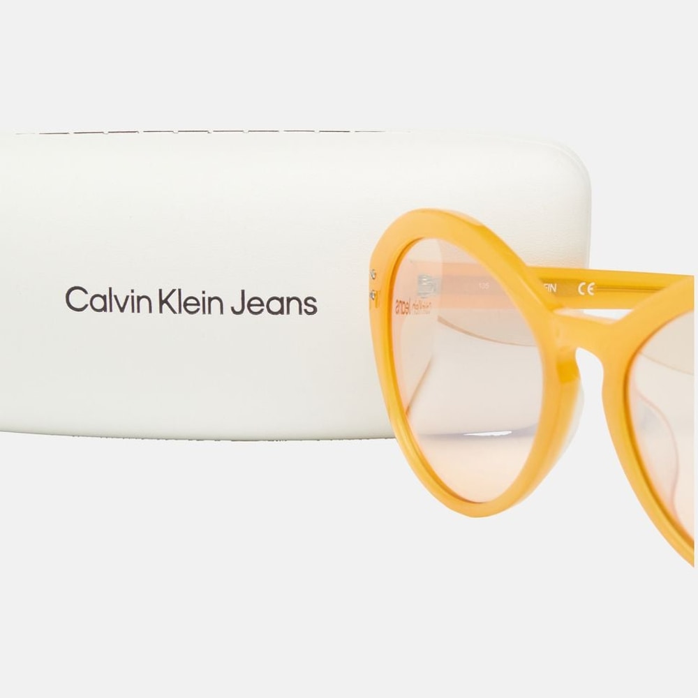 Calvin Klein Sunglasses Light Orange – accessoarer – foto 3 av 4