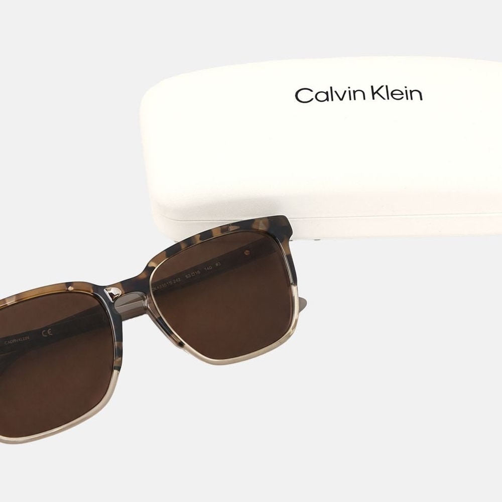 Calvin Klein Sunglasses Sand – ochelari – fotografia 3 din 4