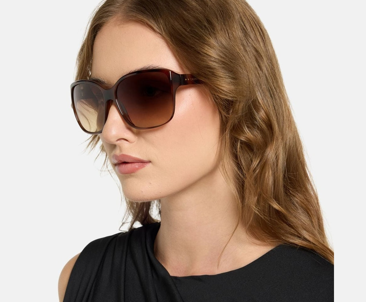 Calvin Klein Sunglasses Dark Brown – akcesoria – zdjęcie 4 z 4