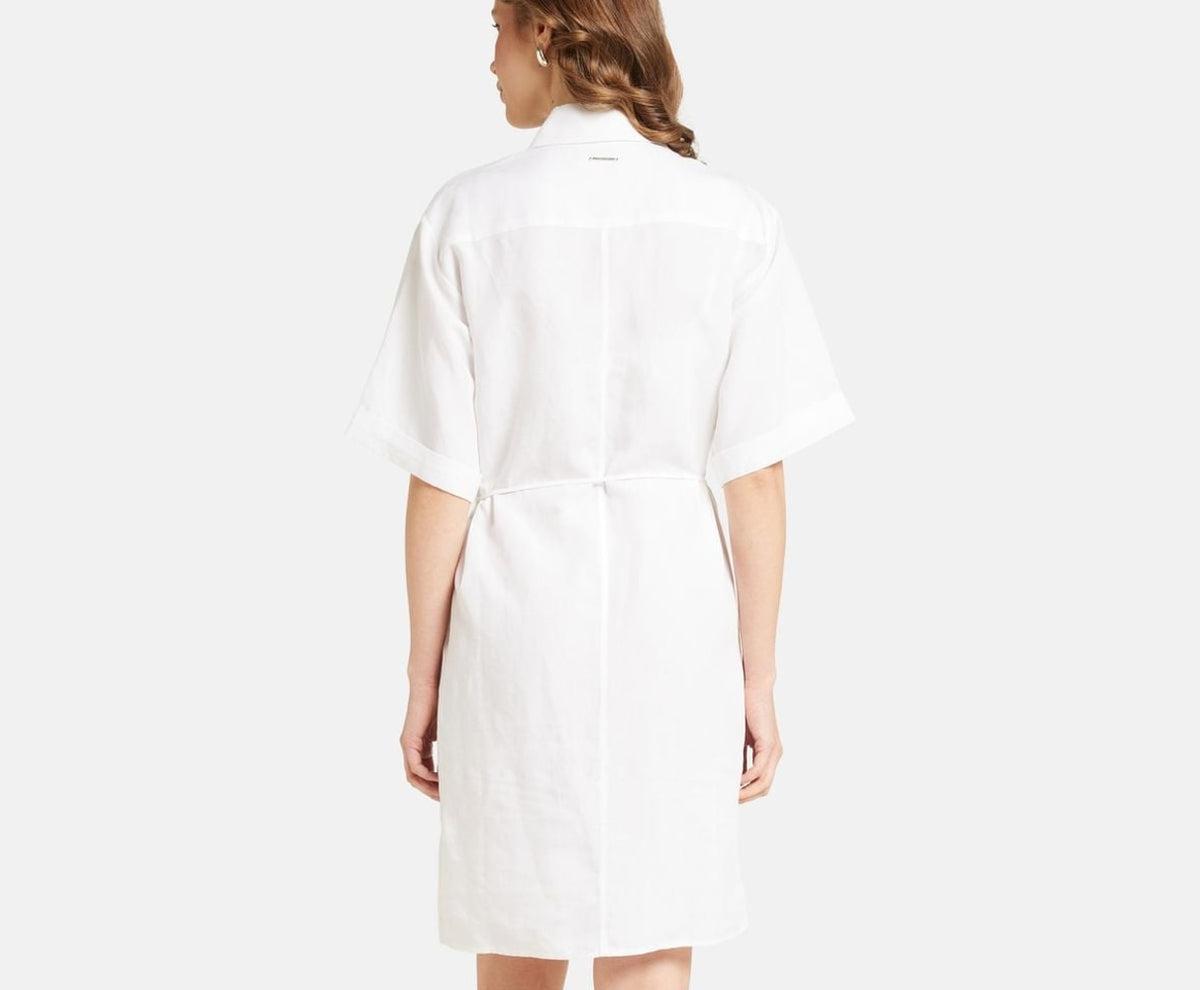 Calvin Klein Shirt dress White – риза – снимка 4 от 5