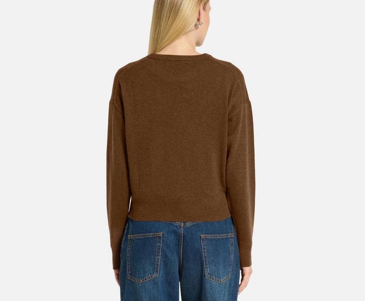 Calvin Klein Cashmere pullover Espresso Style Brown – Hoodie – Foto 4 von 5