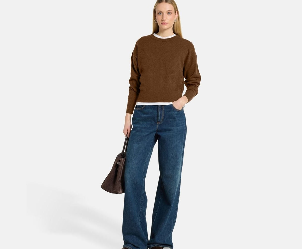 Calvin Klein Cashmere pullover Espresso Style Brown – Hoodie – Foto 5 von 5