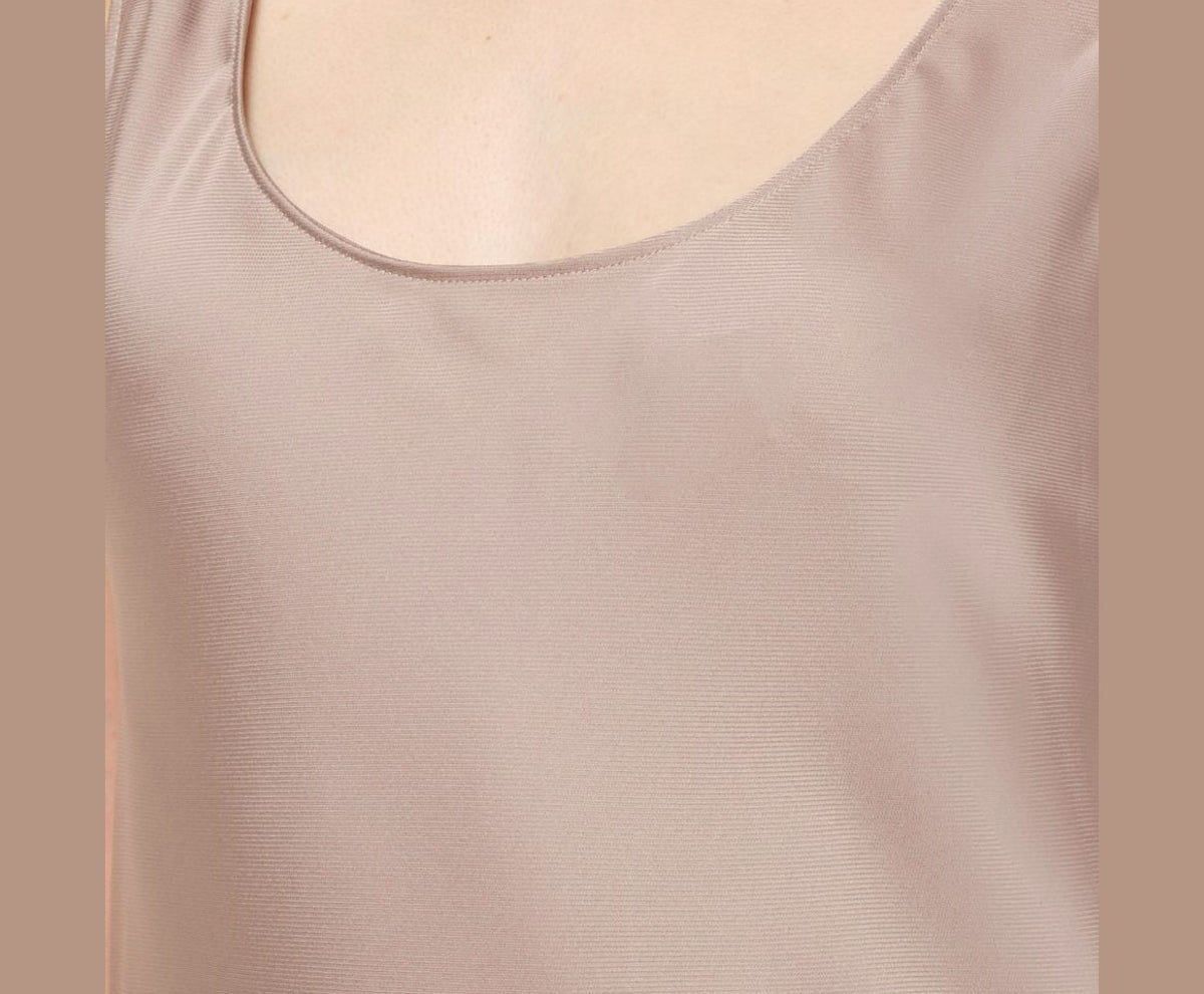 Calvin Klein Satin dress Hero Greige – odjeća – fotografija 3 od 5