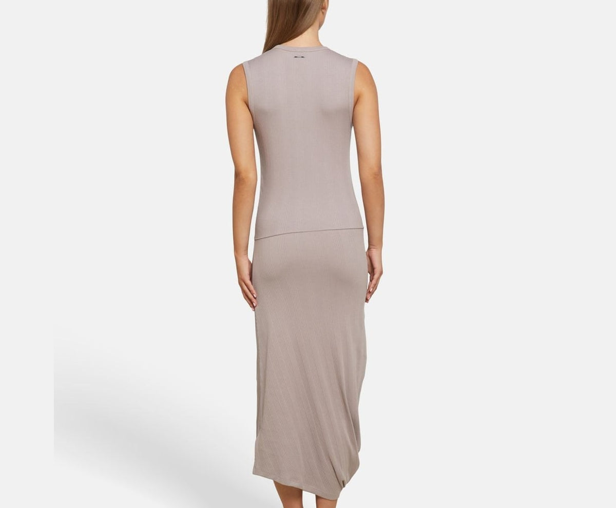 Calvin Klein Midi dress Greige – kläder – foto 4 av 5