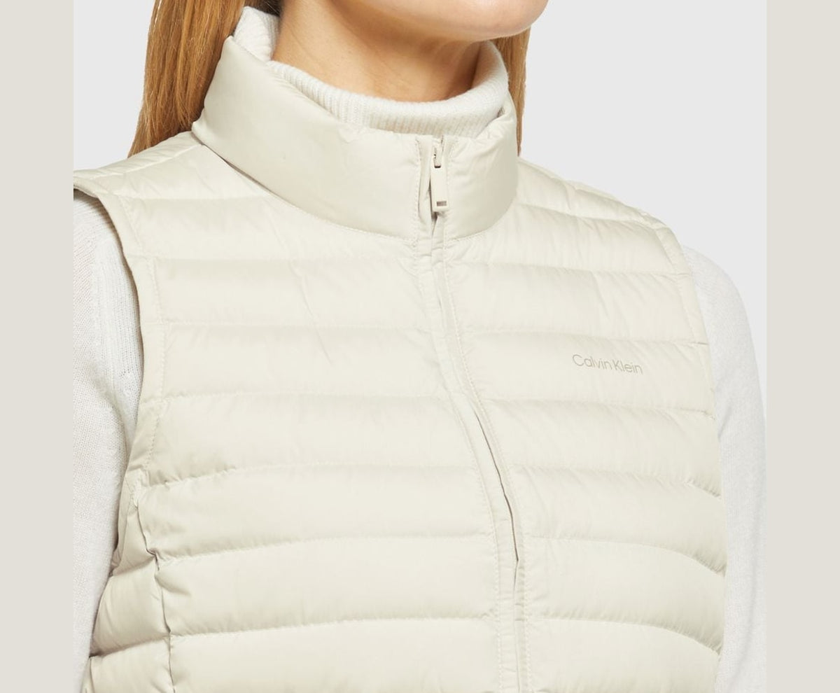 Calvin Klein Down gilet Putty – kleding – foto 3 van 6