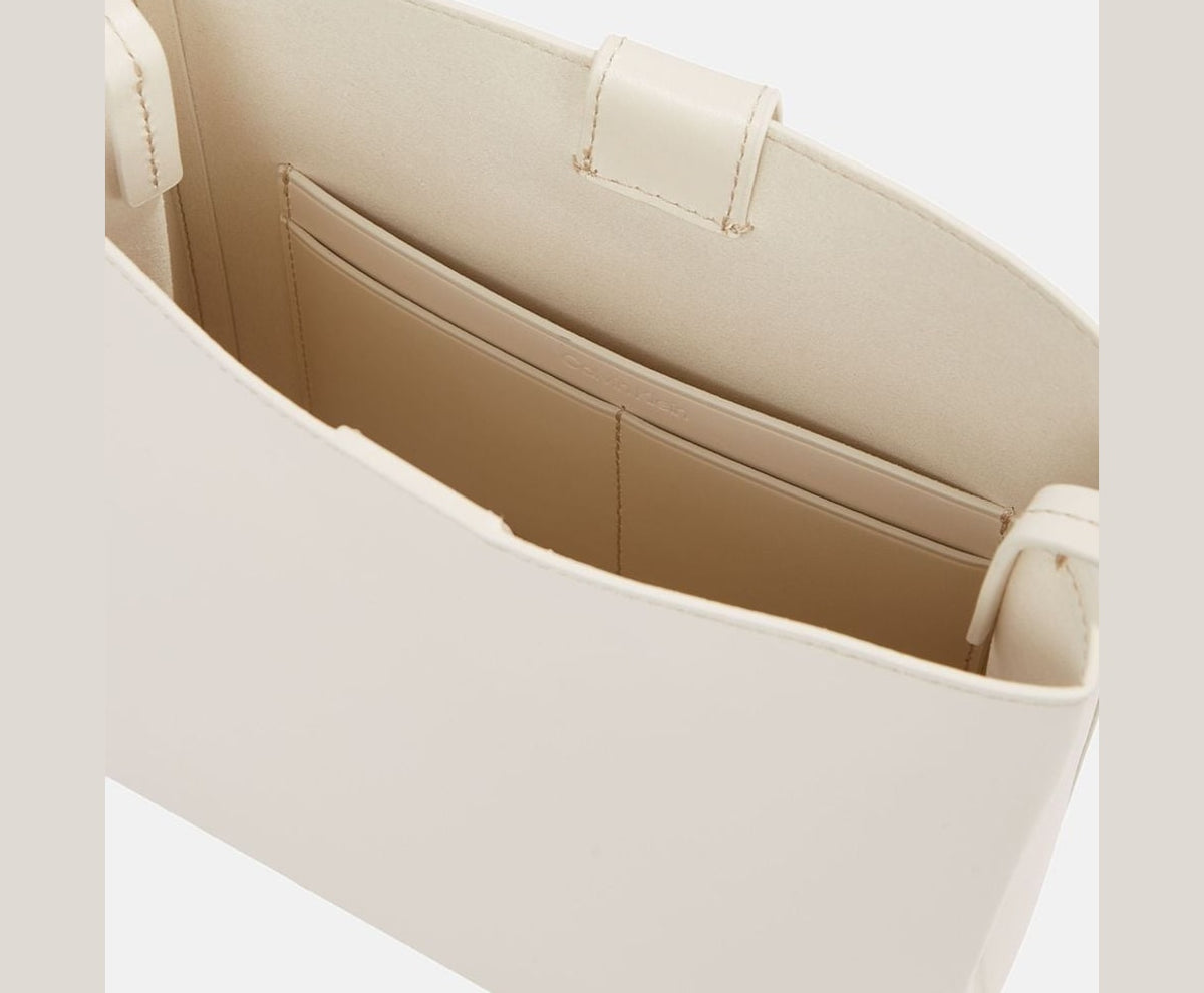Calvin Klein Leather cross body bag White – sac – photo 3 sur 5