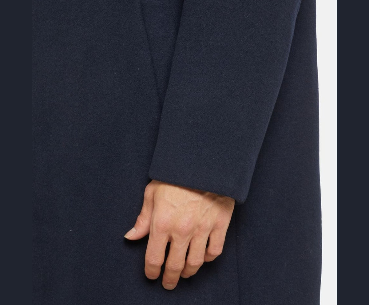 Calvin Klein Wool-blend coat Blue – dzseki – fotó 3/6