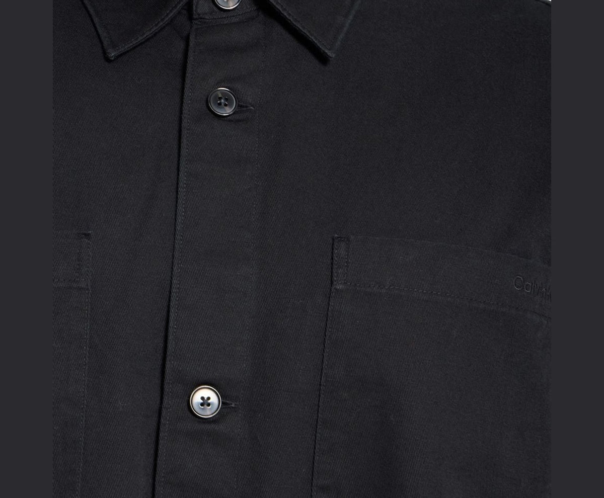 Calvin Klein Long-sleeved shirt - easy fit Black – t-shirt – foto 3 van 5