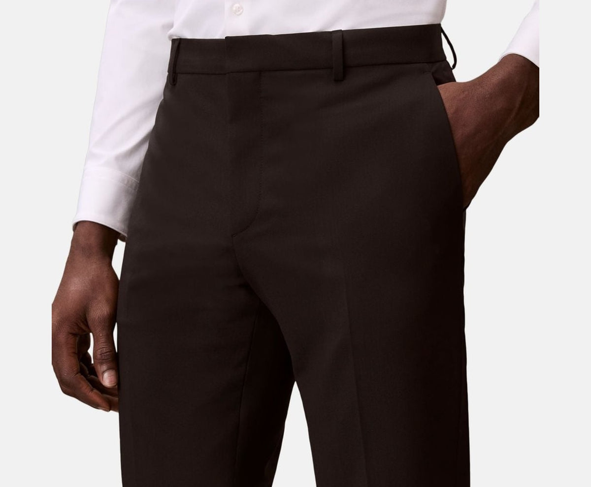 Calvin Klein Wool trousers Black – pantaloni – fotografia 3 din 6