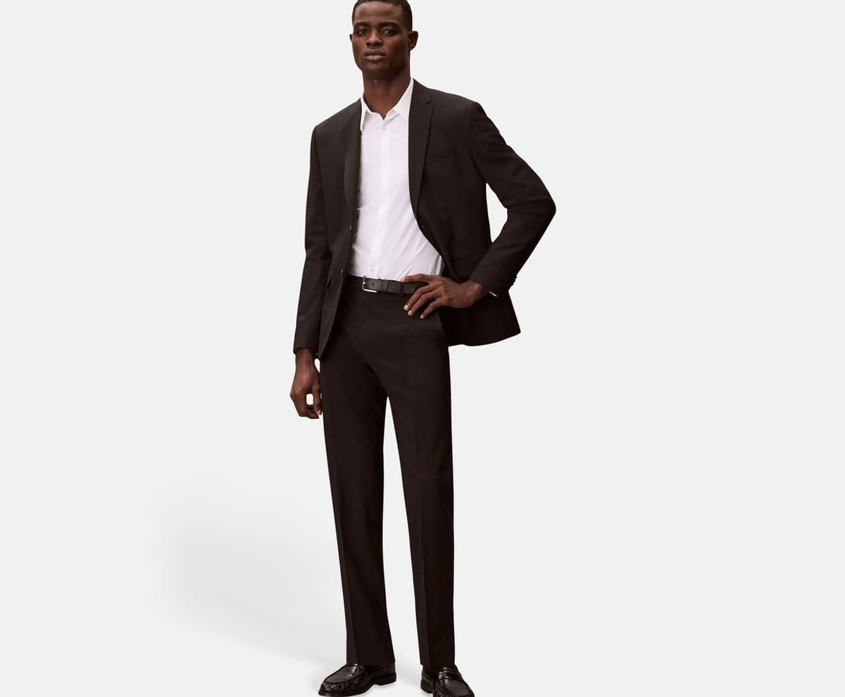 Calvin Klein Wool trousers Black – pantaloni – fotografia 6 din 6