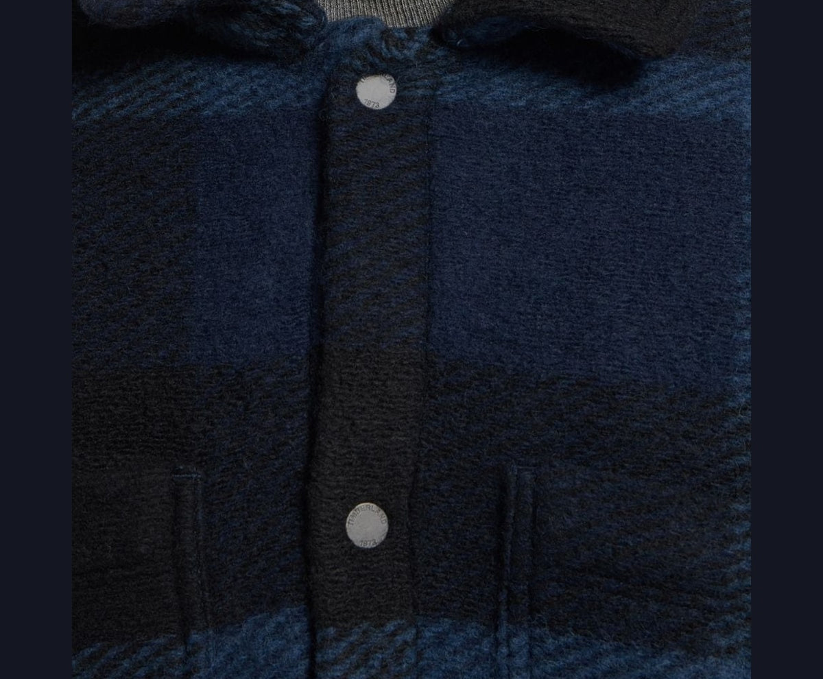 Timberland Wool-blend shacket Midnight Blue – Bekleidung – Foto 3 von 6