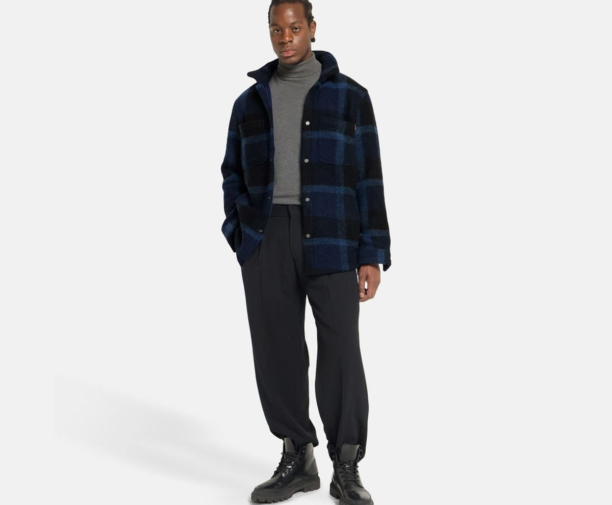 Timberland Wool-blend shacket Midnight Blue – Bekleidung – Foto 6 von 6