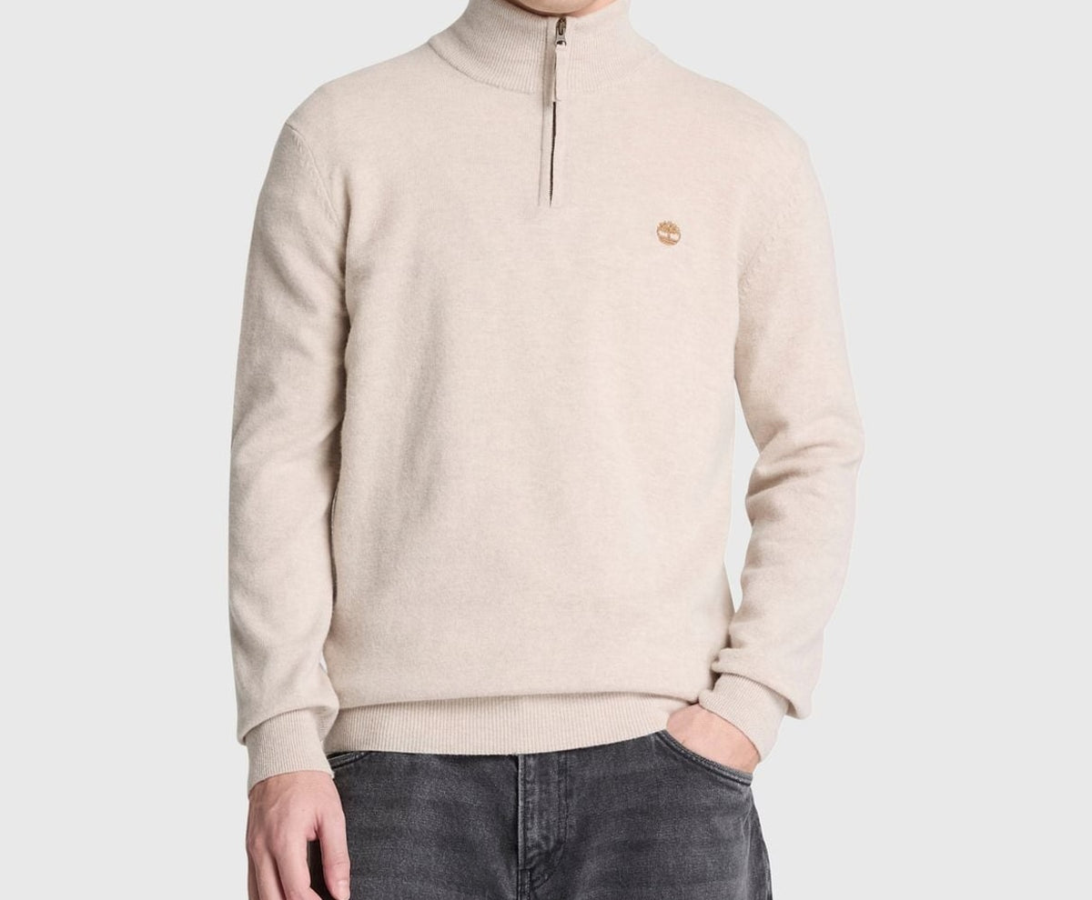 Timberland Wool-blend troyer Beige – oblečení – fotka 2 z 5