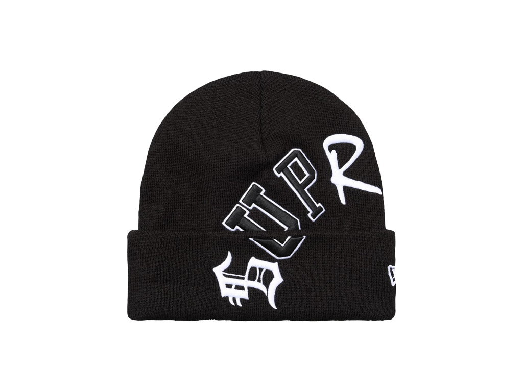 Supreme New Era Arc Beanie Black