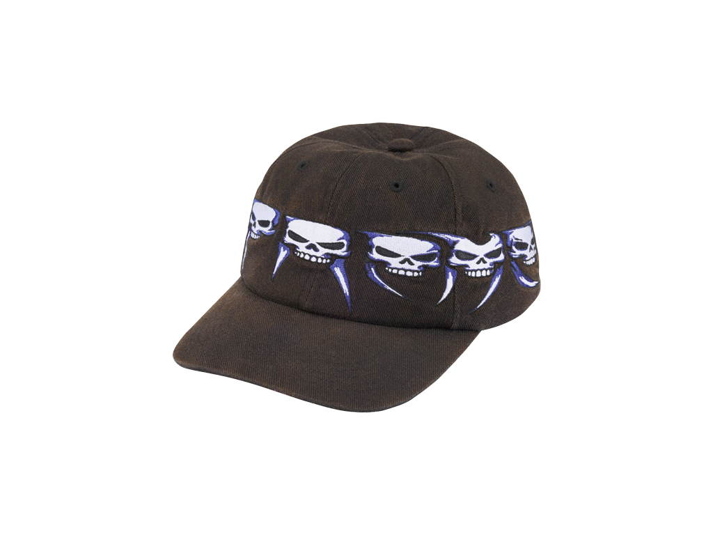 Supreme Skulls Spellout 6-Panel Black
