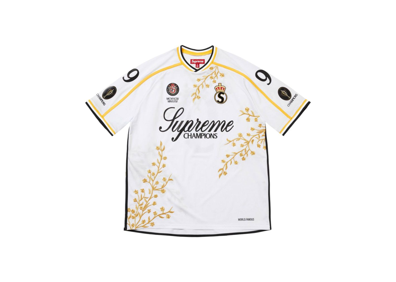 Supreme Floral Soccer Jersey White