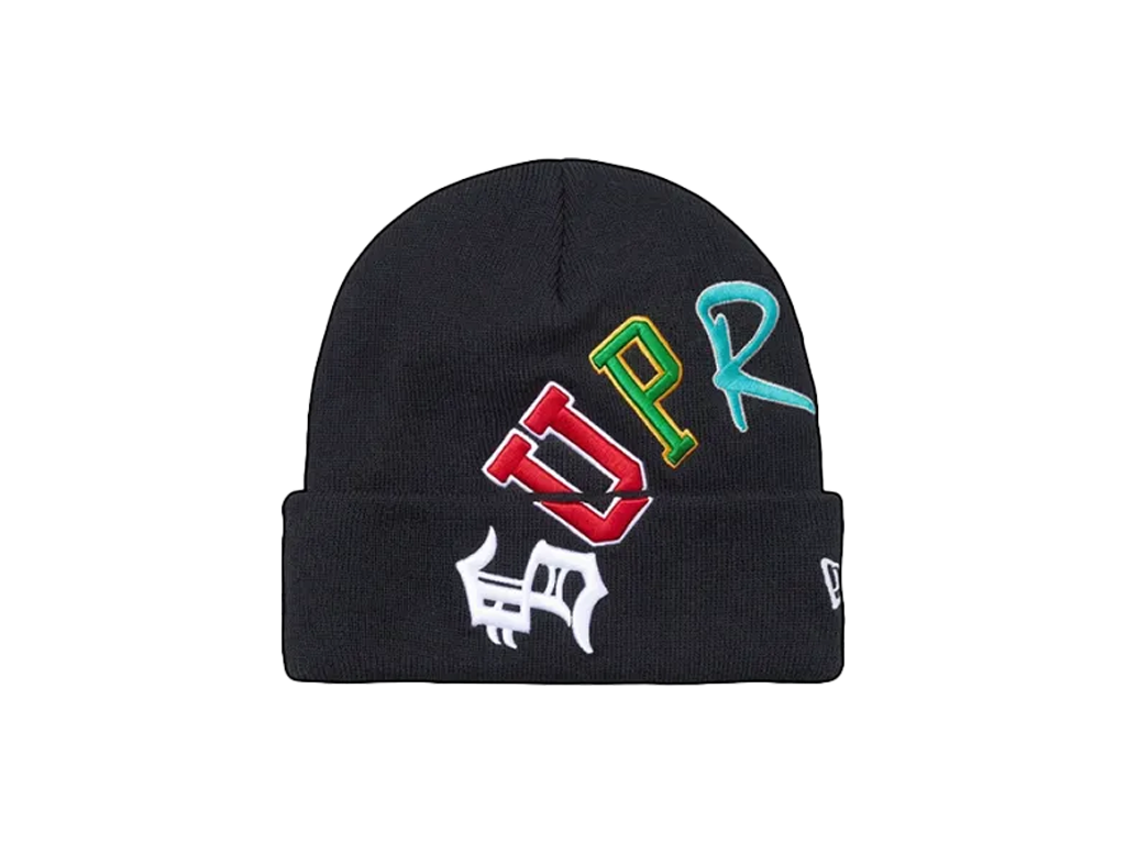 Supreme New Era Arc Beanie Navy