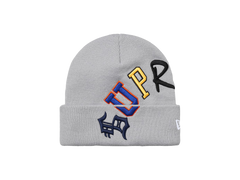Supreme New Era Arc Beanie Grey