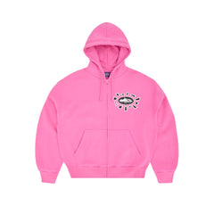 Corteiz Alweiz Zip Hoodie Pink
