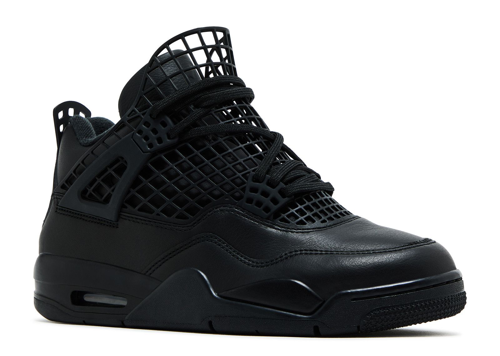Wmns Air Jordan 4 Retro Net - Black