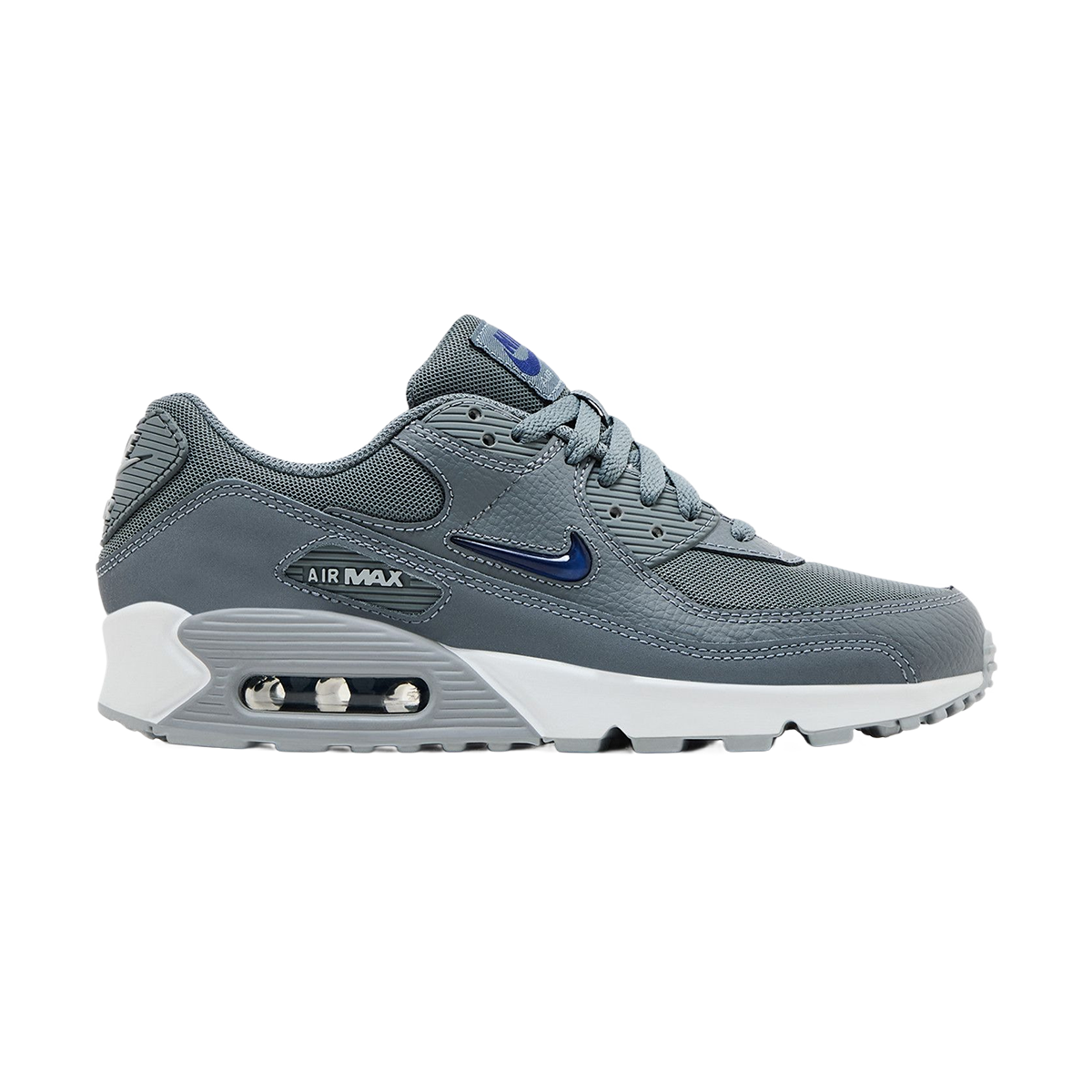 Nike Air Max 90 Jewel - Cool Grey Deep Royal-Nike-pikastore.cz