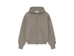 Fear of God Essentials Classic Fleece Zip-Up Hoodie Homestead Heather