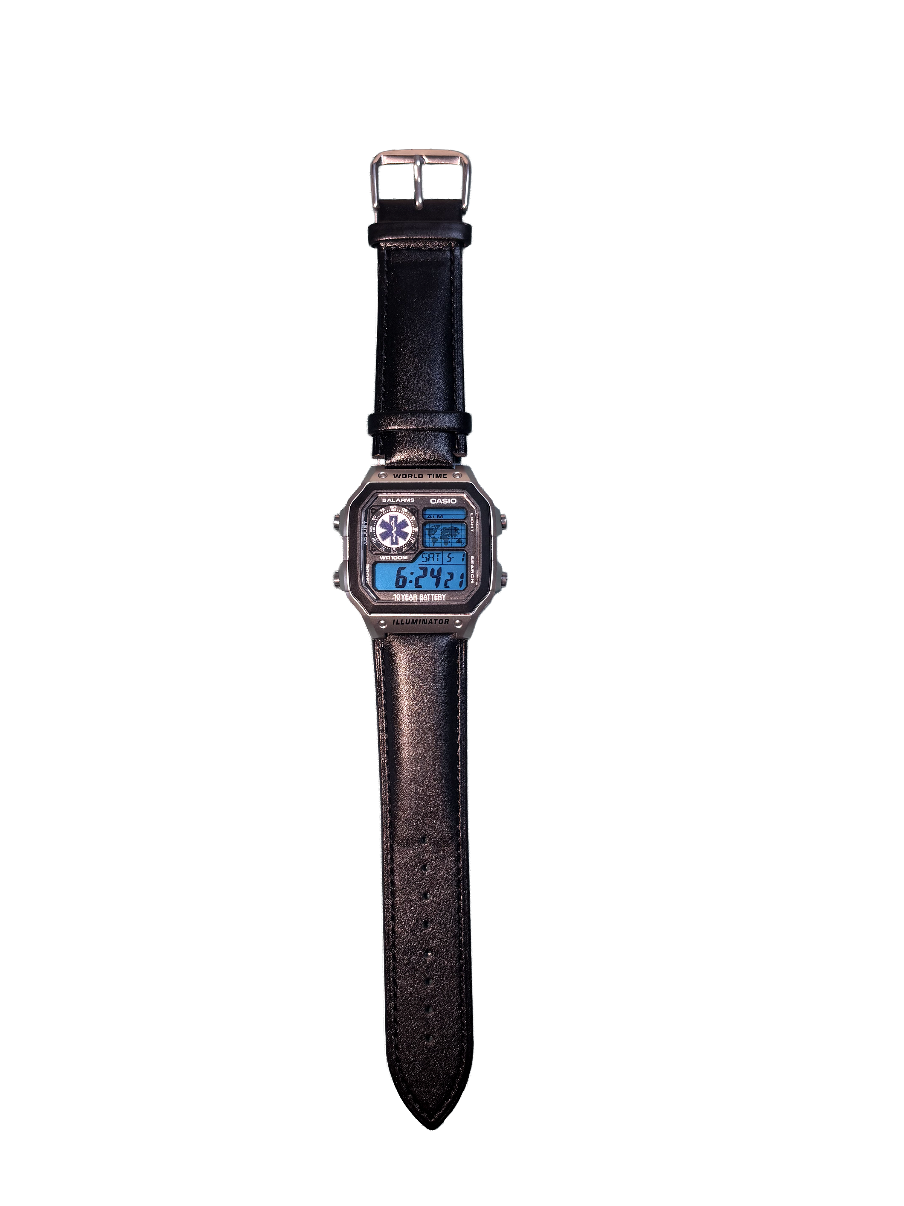 Modial Casio Medic Leather Watch-Apparel & Accessories-Modial-pikastore.cz