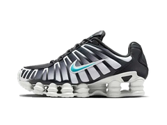 nike shox tl sneakers white blue