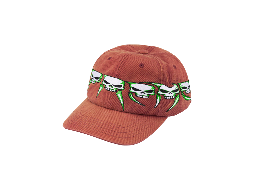 Supreme Skulls Spellout 6-Panel Rust-Supreme-pikastore.cz