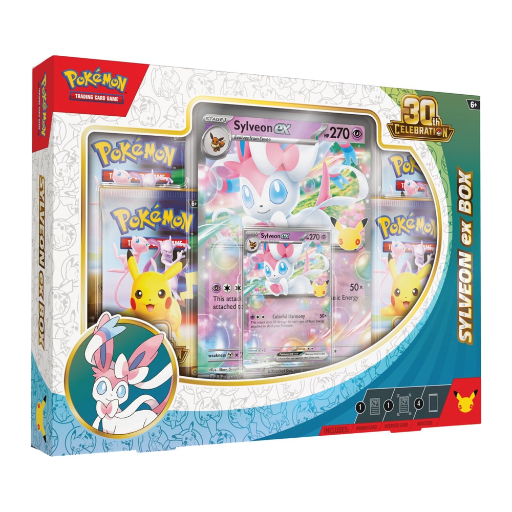 Pokémon TCG: 30th Celebration Sylveon ex Box