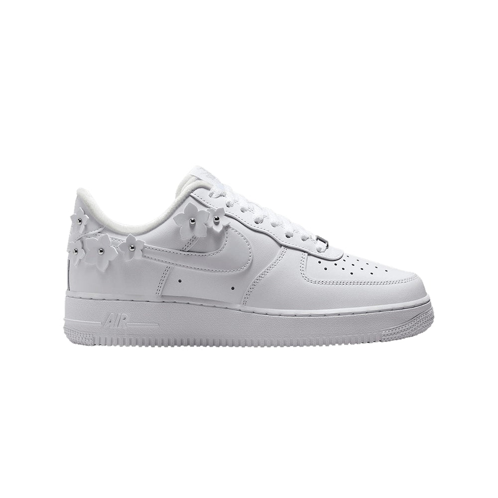 Nike Wmns Air Force 1 07 White Wolf Grey Metallic Silver – chaussures, argent