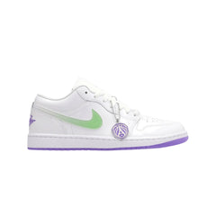 Air Jordan 1 Low SE Quai54 White Grape