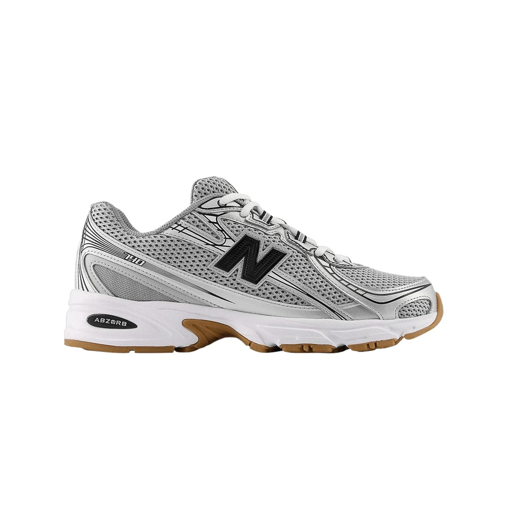 New Balance 740 Slate Grey Frosted Glass White Gum – маратонки, сив