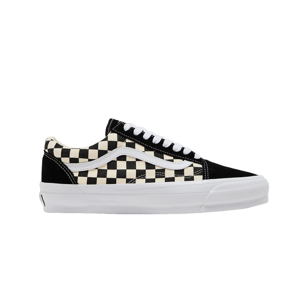 Vans Old Skool 36 LX Checkerboard - Black – tenisky, bílá